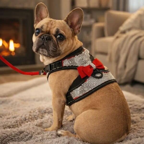 Harnais strass petit chien