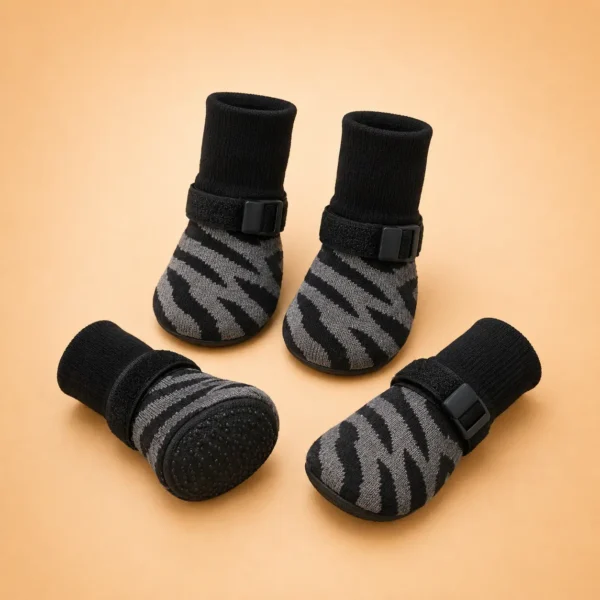 Chaussettes antidérapant chien
