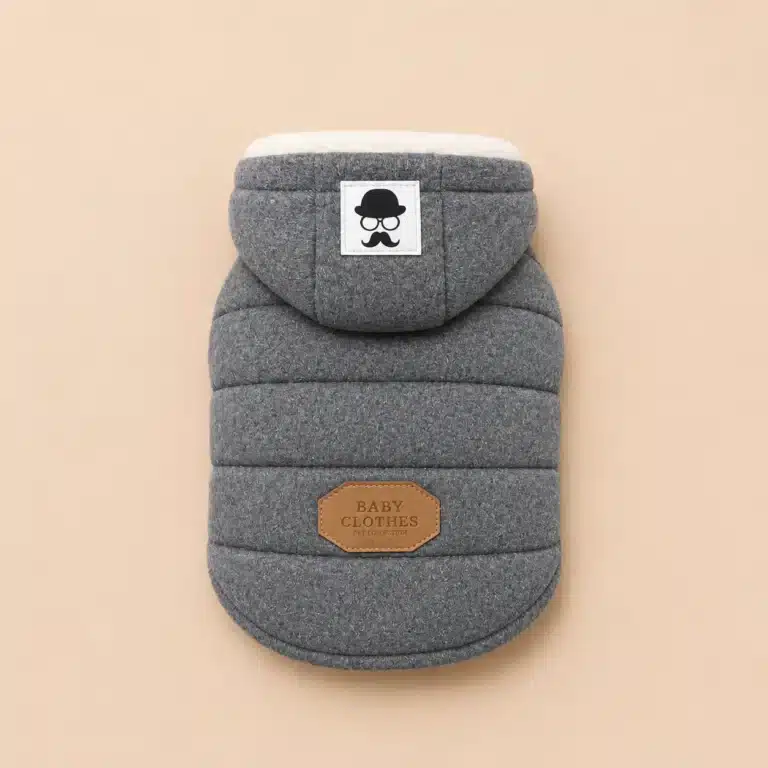 Doudoune en coton chaude pour chien