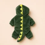 Ensemble dinosaure chaud petit chien
