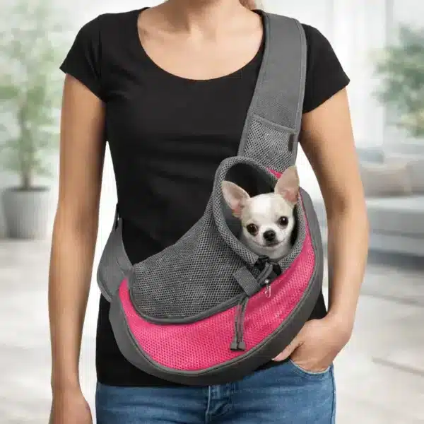 Sac bandoulière de voyage chien