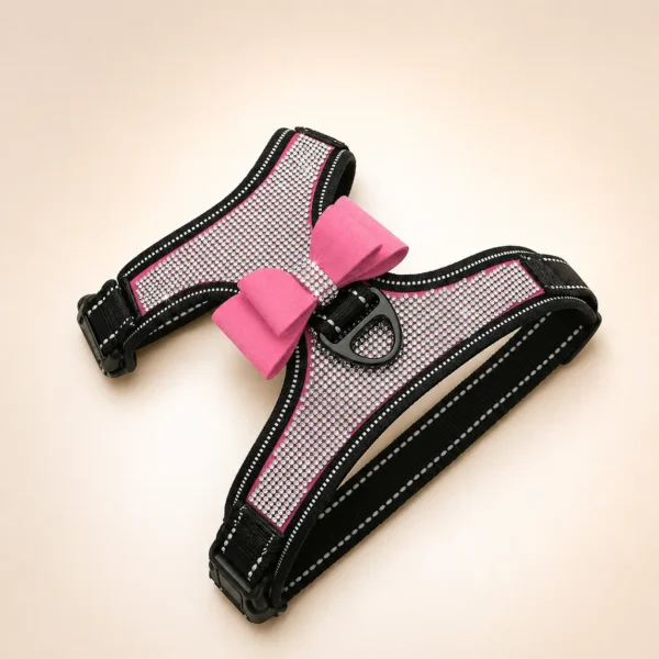 Harnais strass petit chien