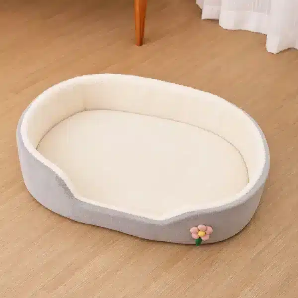 Panier ovale confortable pour chien
