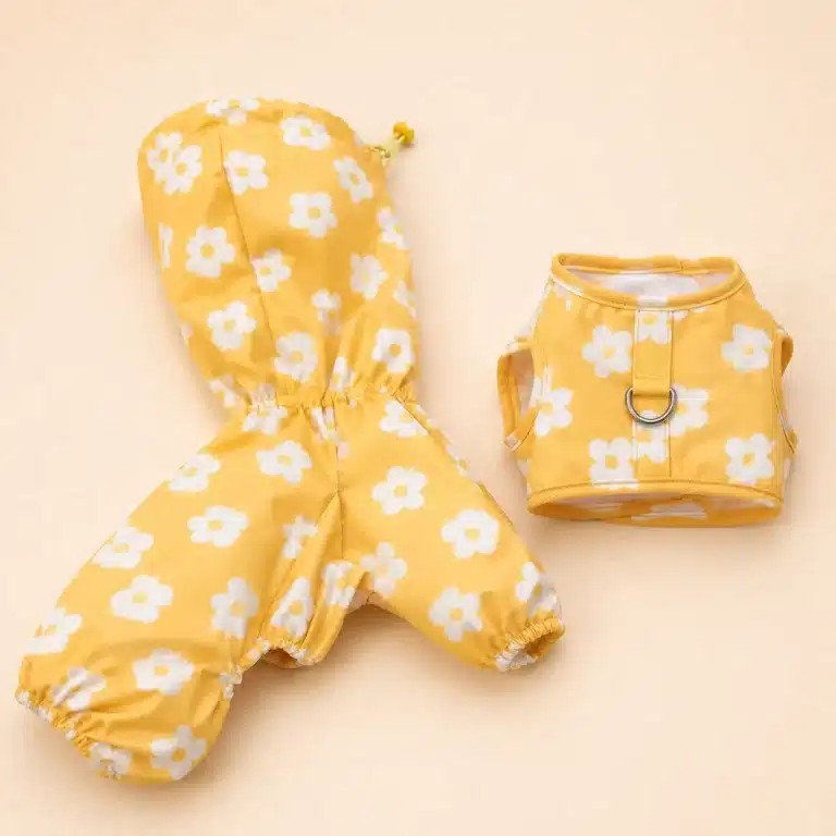Imperméable avec motif pour chien