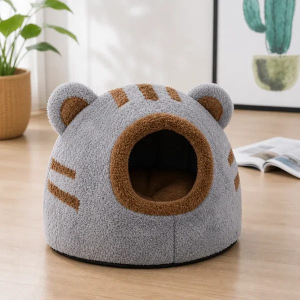 Niche grotte pour petit chien