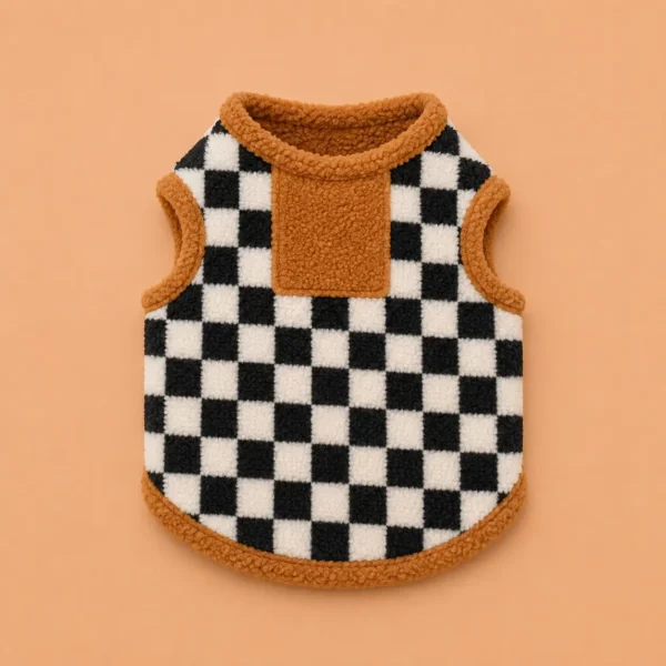 Pull a carreaux pour chien