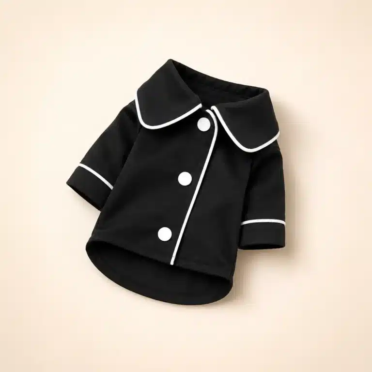 Pyjama avec bouton pour caniche
