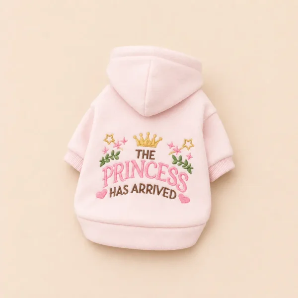 Sweat capuche pour bichon