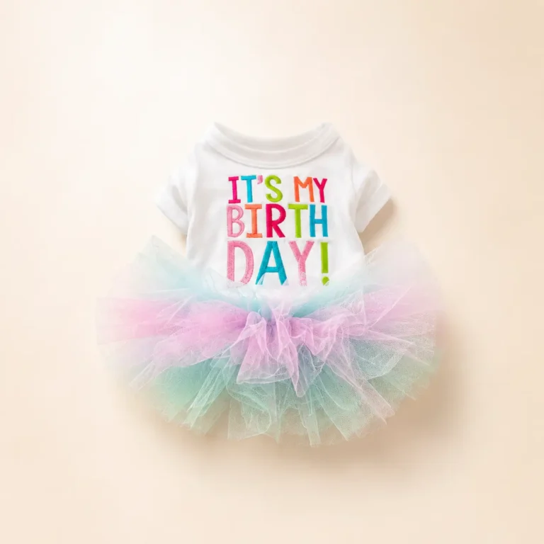 T-shirt Happy Birthday petit chien