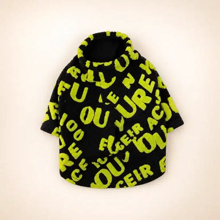 Veste avec fermeture éclair pour chien