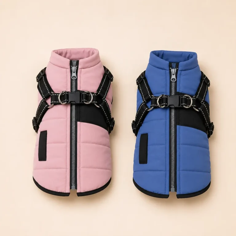 Veste réfléchissant sans manches caniche