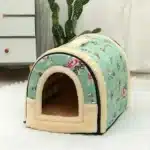 Niche pour petit chien fleurs 6