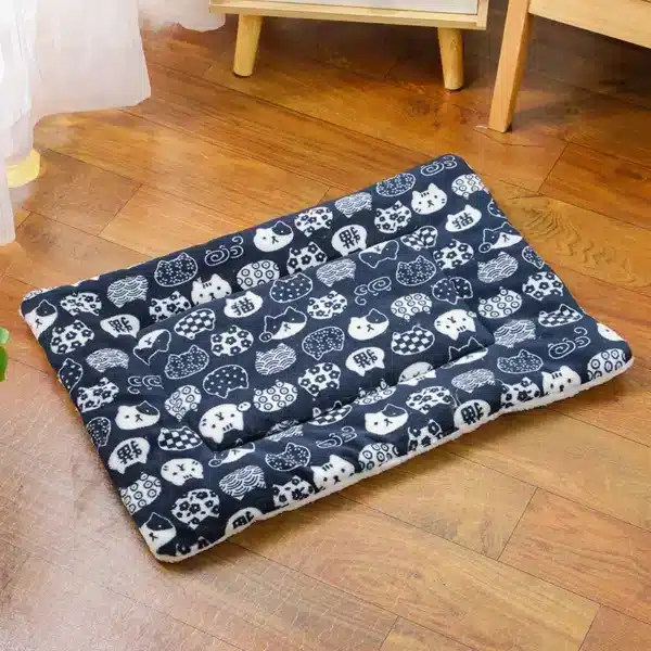Tapis de couchage pour chien motif chat 7
