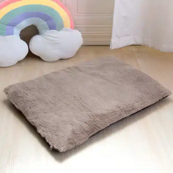 Tapis de couchage épais pour chien taupe 7