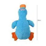 Peluche canard bleu pour chien 1