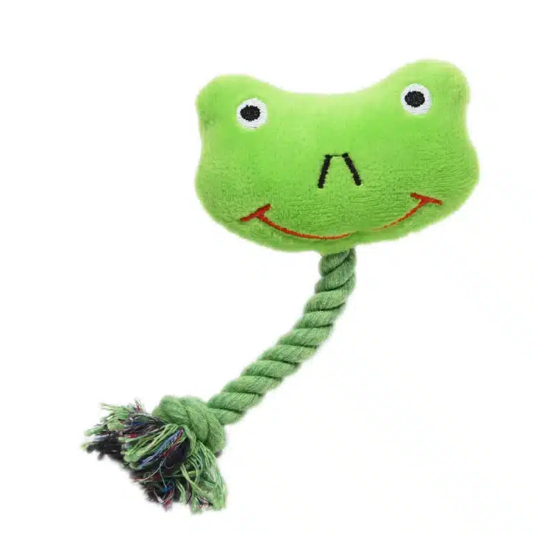 Peluche jouet grenouille verte 4