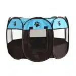 Parc pliable bleu pour petit chien 7