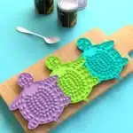 Tapis de léchage en forme de tortue pour chien 1