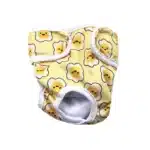 Couches smiley jaune pour chienne 1