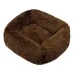 Lit moelleux pour petit chien marron 7