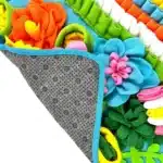 Tapis de fouille potager bleu chien 4