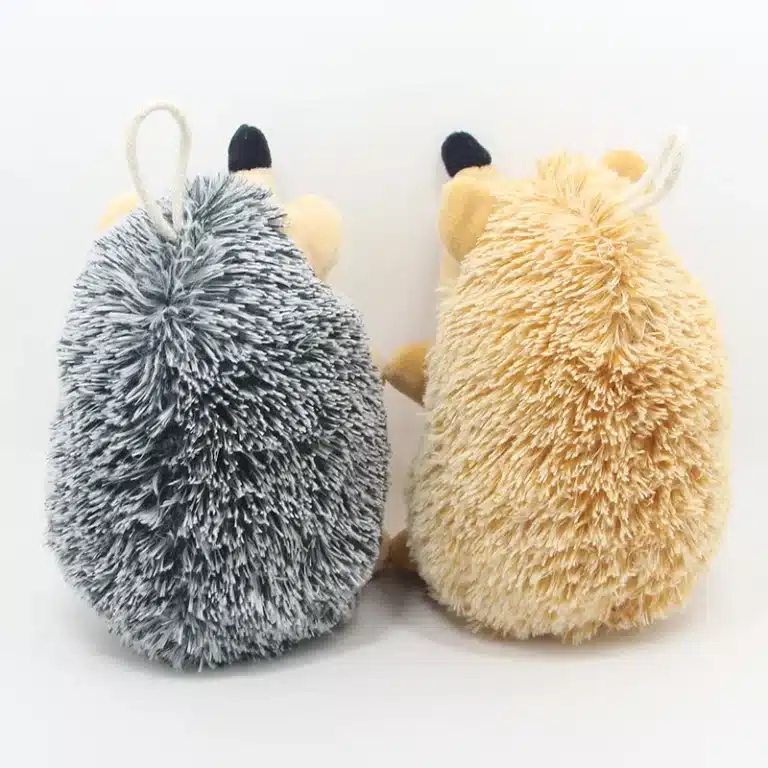 Peluche hérisson pour petit chien 4