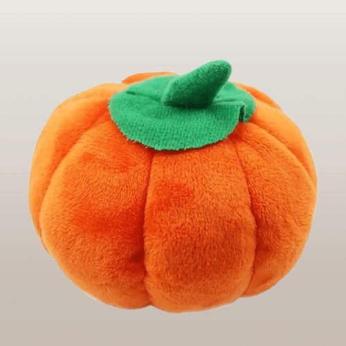 Peluche citrouille pour chien