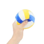 Peluche ballon jaune et bleu pour chien 7