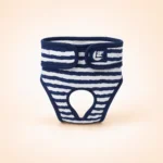 Culotte absorbante pour chien bleu marine
