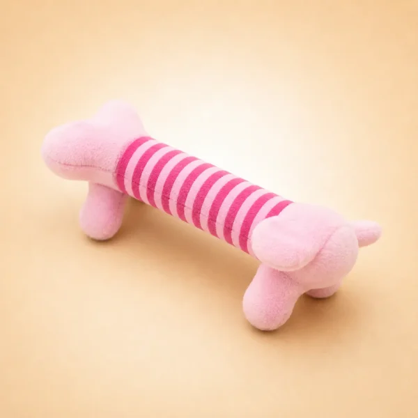 Jouets à mâcher en peluche cochon rose fushia