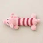 Peluche cochon long pour chien