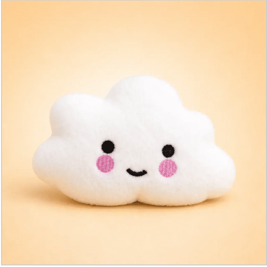 Peluche nuage pour chien