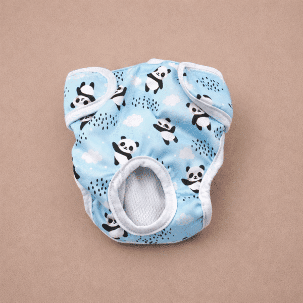 Couche panda pour chienne