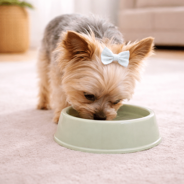 Gamelle vert pastel petit chien