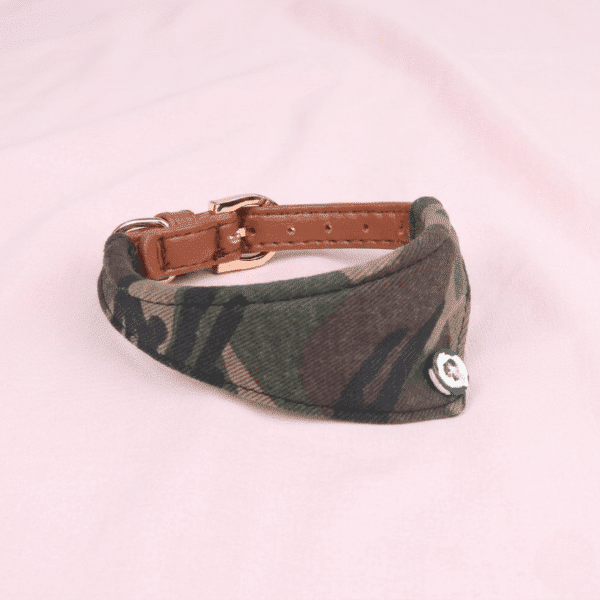 Collier bandana militaire chien