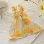 Robe d\'été à fleur petit chien 5