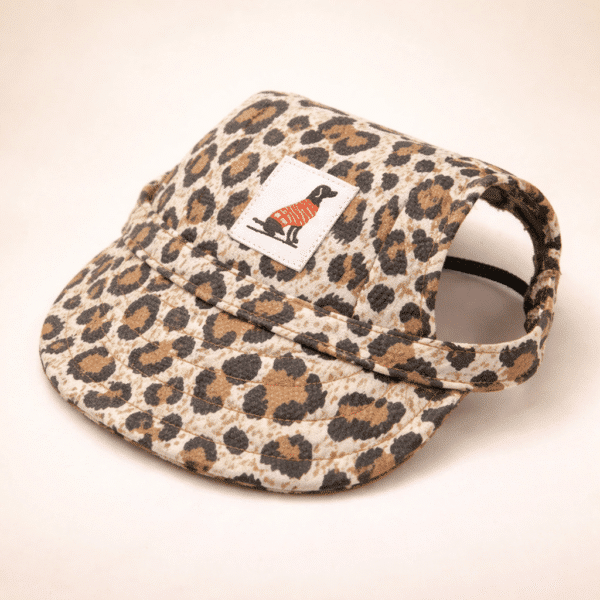 Casquette leopard pour chien