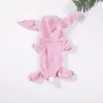 Déguisement lapine rose et blanc petit chien 6