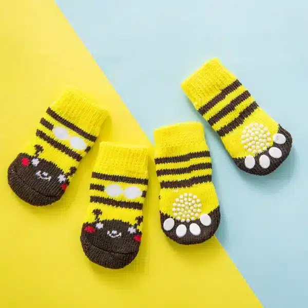 Chaussette pour chien abeille 7