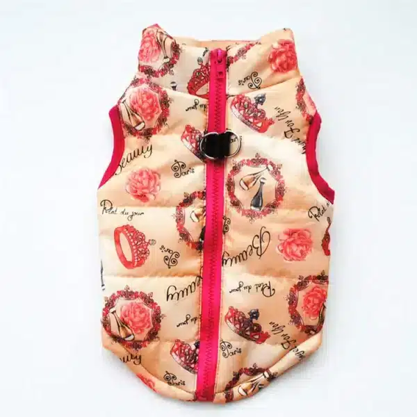 Manteau pour chien couronne fleur 6