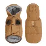 Manteau à capuche polaire chaud pour chien 3