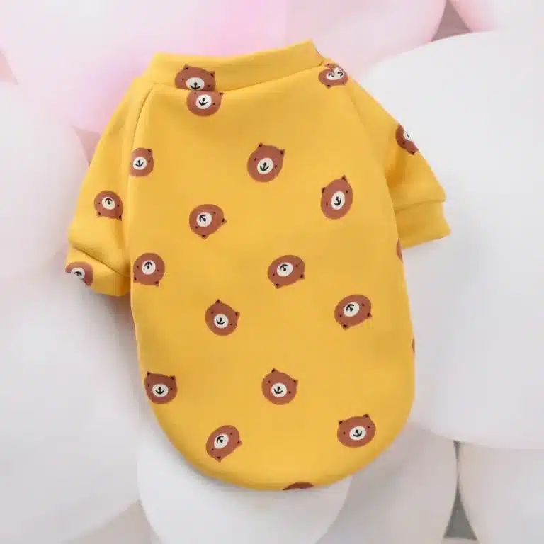 Tee shirt chihuahua motif ourson jaune 6
