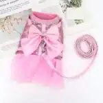 Harnais robe à noeud chihuahua 3