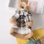 Pull à carreaux pilou petit chien 2