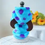 Déguisement diablotin à violet et bleu petit chien 7