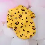 Pull spitz léopard jaune 6