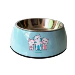 Gamelle Chien : Inox bleu motif chaton 7