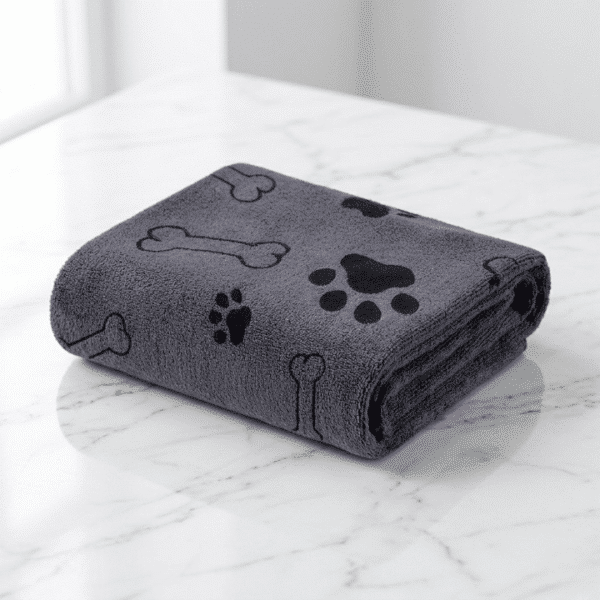 Serviette pour essuyer chien