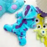 Déguisement dinosaure bleu et violet chien 6