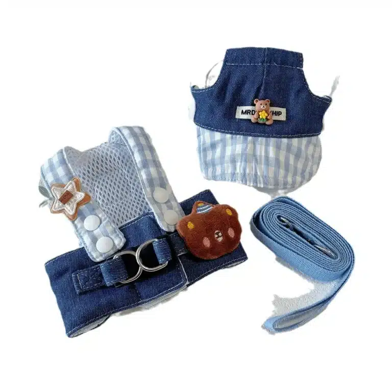 Ensemble harnais nounours + laisse 5